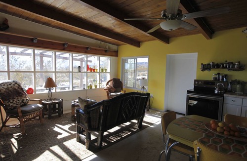 Desert Hot Springs Cottage | Refurbished Midcentury Mod. homestead. With 180° views between PS & Joshua Tree.