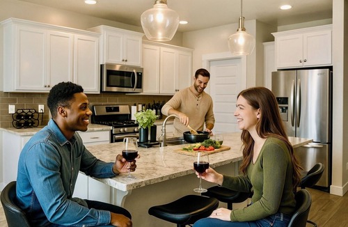 Northwest Boise City House | Relax and recharge at this luxury Boise retreat featuring a private hot tub, sauna, fire pit, game room, and Peloton. Perfect for families, groups, and weekend getaways, this spacious 4-bedroom home comfortably sleeps 9 and is conveniently located.