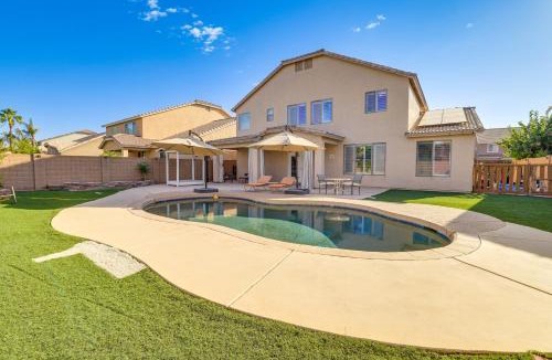 San Tan Valley House | Relax Poolside! Group-Friendly San Tan Valley Gem