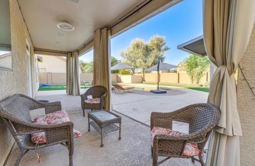 San Tan Valley House | Relax Poolside! Group-Friendly San Tan Valley Gem
