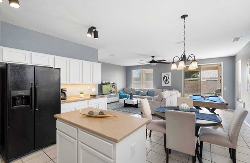 Stetson Hills State House | Relaxing 4BR Retreat｜Private Pool, Office & Pet-Friendly Fenced Yard #41691