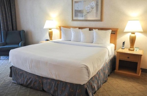 Raisin Hotel | Relaxing King Stay Near Forestiere Gardens & Fresno Airport! Gym Access