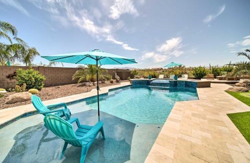 Estrella Mountain Ranch House | Resort-Style Pool & Spa: Upscale Goodyear Home