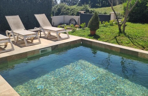 Penta-di-Casinca Apartment | Rez de villa avec piscine privée, wifi, jardin clôturé
