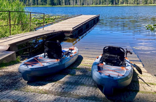 Boundary County Cabin | Riverfront Cabin NO TRAIN HORN, Fenced Gated Yard