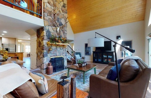 South Fork Cabin | Riverfront Home w/a Private Hot Tub, Gazebo, Deck w/River Views, & Free WiFi