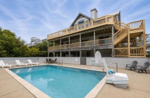 Whalehead Beach House | Rookery - Corolla, Whalehead, 395 Yds to Beach, Ocean View, Pool, Hot Tub, Pets OK, Flex Stays