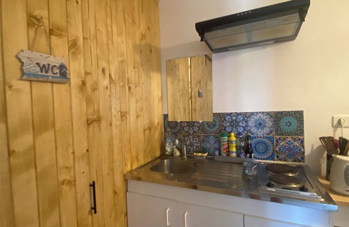 Calenzana Apartment | Room-Studio with garden & pool in lively village 10 minutes from beaches