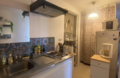 Calenzana Apartment | Room-Studio with garden & pool in lively village 10 minutes from beaches