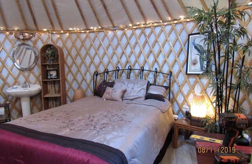 Claxton Other | Rustic Luxury: Riverfront Yurt Glamping in Claxton, Georgia
