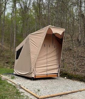 Hitchins Other | Safari Tent Glamping in Kentucky with AC and Access to Biking Trails
