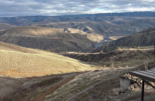 White Bird Cottage | Salmon River Cottage Lookout is a cozy escape with fabulous views of the river.
