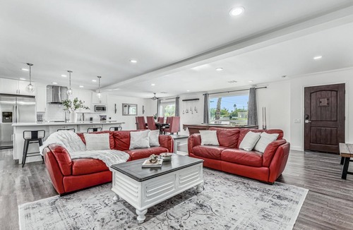 Rancho Saguaro House | Scottsdale Family and Group Retreat | Pool Slide, Spa & Games