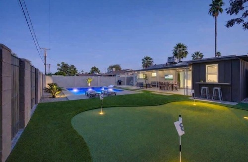 New Papago Parkway House | Scottsdale Oasis | Pool, Firepit, Putting Green