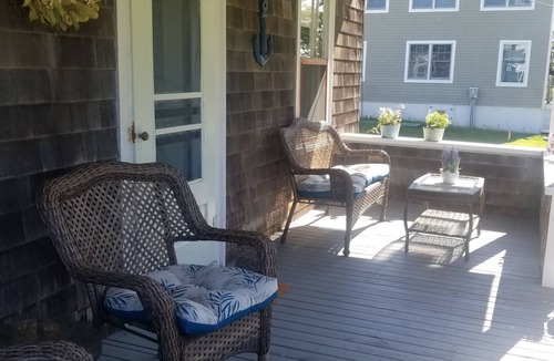 Little Compton House | Seaside Cottage Sakonnet Point. Beautiful views of the harbor and sunsets!