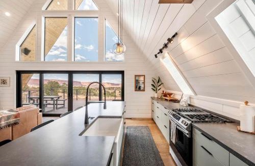 Torrey Ski Chalet | Secluded A-frame with Stunning Desert Views in Torrey, Utah