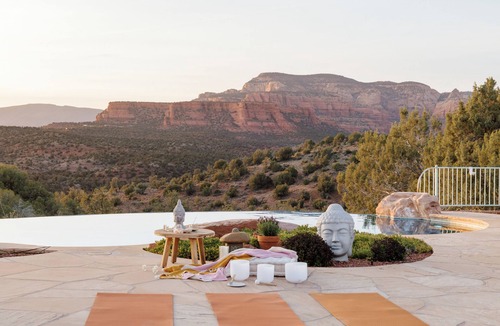 West Sedona House | Sedona Infinity Pool Paradise | Red Rock Views | Hot Tub