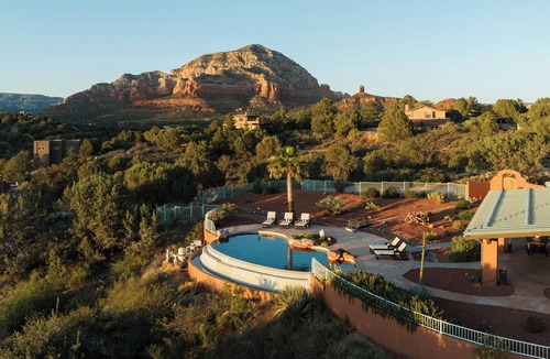 West Sedona House | Sedona Infinity Pool Paradise | Red Rock Views | Hot Tub