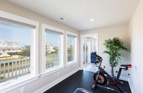 Whalehead Beach House | Semi-Oceanfront Retreat with Pool Theater Elevator