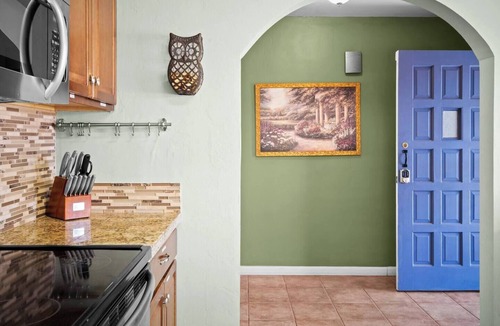 Tucson House | Serene 3BR retreat with Catalina Mountain views, shaded gazebo, BBQ grill & dog-friendly backyard.