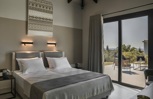 Sarlata Villa | Single-Storey Contemporary Villa, A/C, Private Pool and Panoramic Sea Views - 10 mins to Beaches