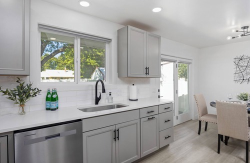 Burley House | Sleek modern design meets peaceful retreat for a comfortable stay.