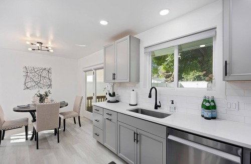 Burley House | Sleek modern design meets peaceful retreat for a comfortable stay.