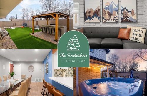Flagstaff House | Sleeps 18 Hot Tub Pool Table Fire Pit Arcade Game