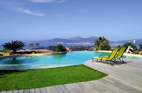 Albitreccia Villa | SoleVilla Sole Rossu furnished 5 * - Panoramic sea view ☀️ Heated pool