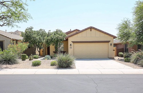 Sonoran Mountain Ranch House | Sonoran Mountain Ranch-nestled against mountain backdrop-hiking/biking trails