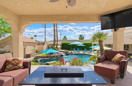 Lake Havasu City House | Sonoran Springs - Luxury Oasis Pool&Spa -Sleeps 18