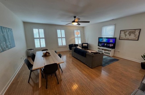 Fall Creek Place Condo | Spacious 3BR 3BA above Brewery, Pizza Shop & Arcade 5 mins to DT Indy