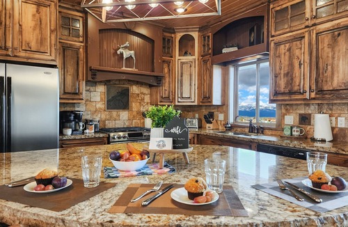 Island Park Cabin | Spacious Cabin with Hot Tub, Fire Pit, Game Room