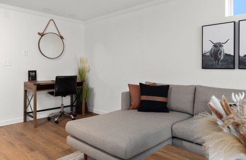 Rimrock House | Spacious King Suite with Private Laundry