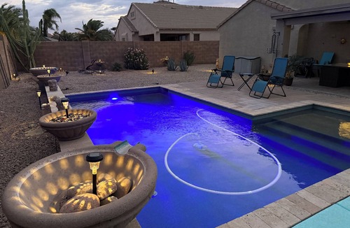 San Tan Valley House | Spacious open concept rancher with private heated pool in Johnson Ranch
