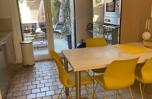 Saint-Florent House | Stone house in Saint-Florent, air-conditioned, in Corsica, with a hot tub and a terrace.