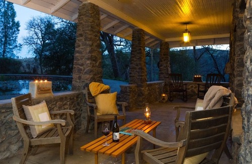 Wilbur Springs House | Stonehouse Lodge, Private Cottage on Winery & Vineyard Property