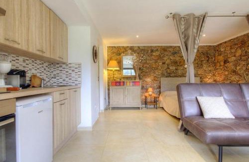 Moltifao Apartment | Studio accueillant à Moltifao 30 m² avec terrasse et jardin
