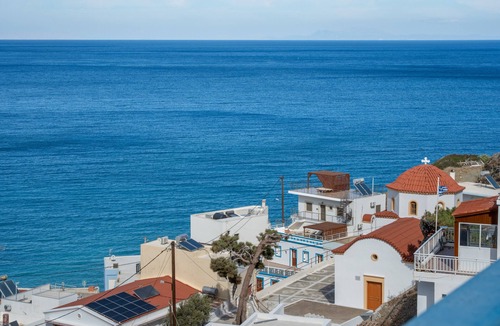 Diafani Apartment | Studio Apartment 'Double No 1' with Sea View, Wi-Fi, and Air Conditioning