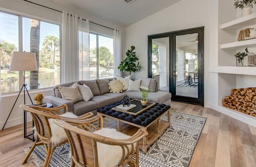 Ocotillo House | Stunning Chandler Lakefront Home Golf/ Private Pool and Hot Tub