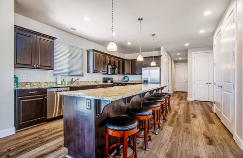 Santa Clara House | Stunning home with private hot tub, shared pool, fitness room, deck, & firepit