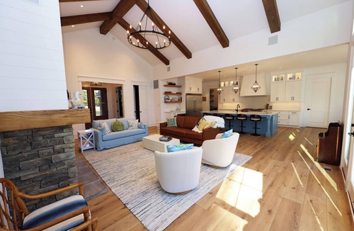 Bumpass House | Stunning Lakefront Oasis w/Pool, Hot Tub, Dock, Waterslide, Beach - Public Side