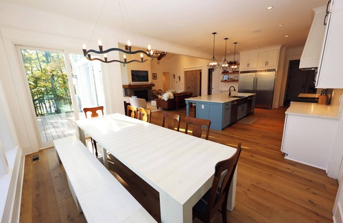 Bumpass House | Stunning Lakefront Oasis w/Pool, Hot Tub, Dock, Waterslide, Beach - Public Side