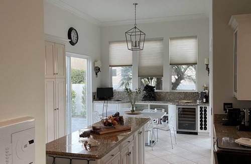 La Quinta Villa | Stunning PGA West home with panoramic views of mountains, lake & fairway
