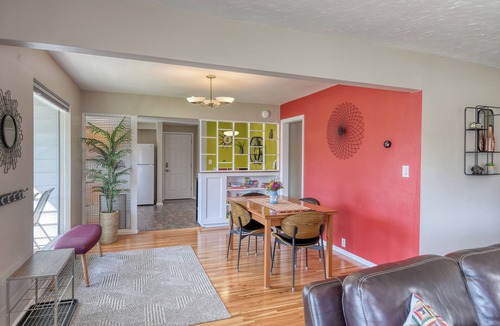 Spokane Valley House | Stylish Mid-Century 3BR/2BA. Huge, Shaded Pet-Friendly Yard, Sauna, Fire Pit