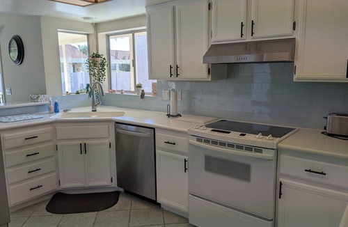 Cottonwood House | Sun Lakes Resort 2 bedroom, 2 bath house with Golf cart