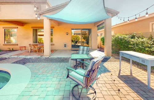 Surprise Farms House | Sunny home with private heated pool, high-speed WiFi, central AC & washer/dryer