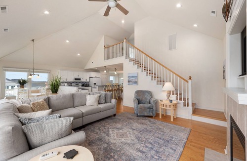 Corolla House | Surf & Turf: Private Saltwater Pool | Hot Tub | Fireplace