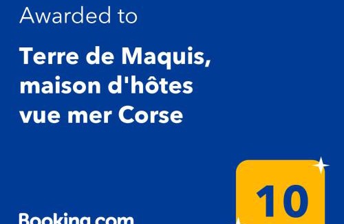 Sari-d'Orcino House | Terre de Maquis, maison d'hôtes vue mer Corse