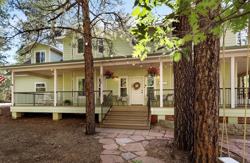 Pinetop House | The AZ Notebook - Sleeps 28 with included guest house, huge game room, Pinetop